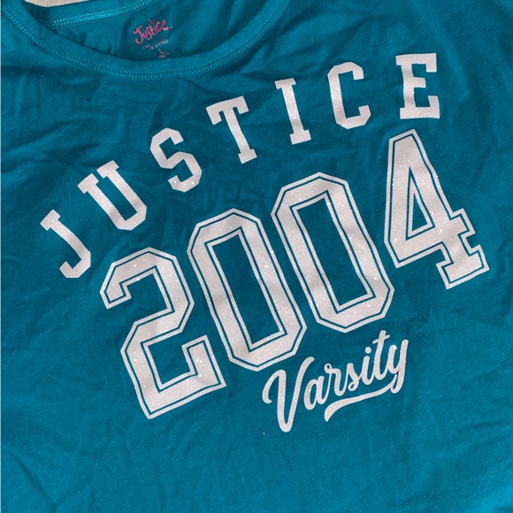 EUC Lot of 3 Justice Gurls Tees Size L (12-14) (2 for $15) - Picture 3 of 4